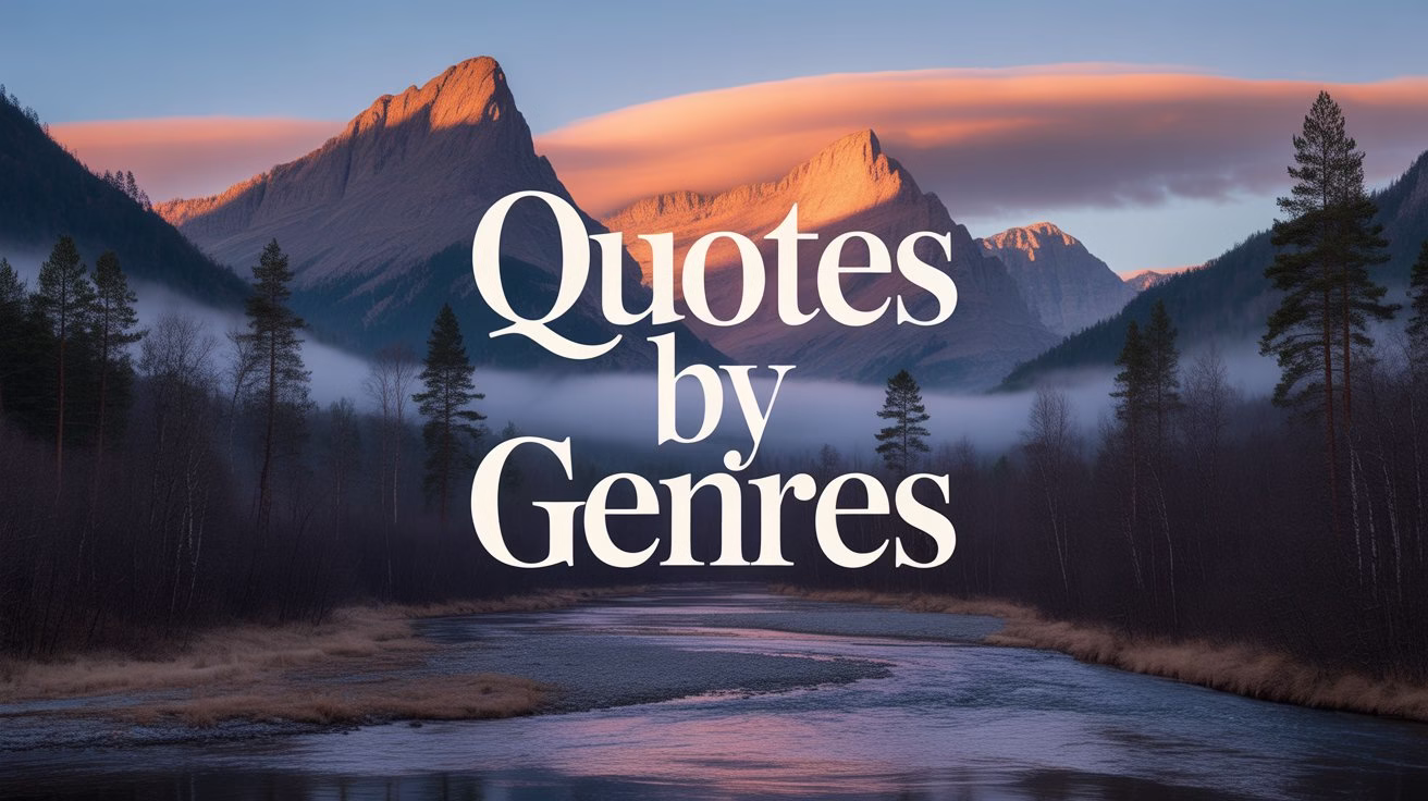 Quotes by Genres