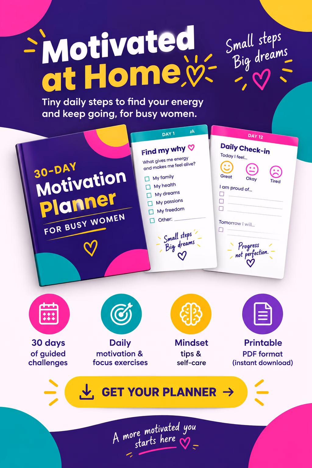 30-Day No Spend Money Reset Planner